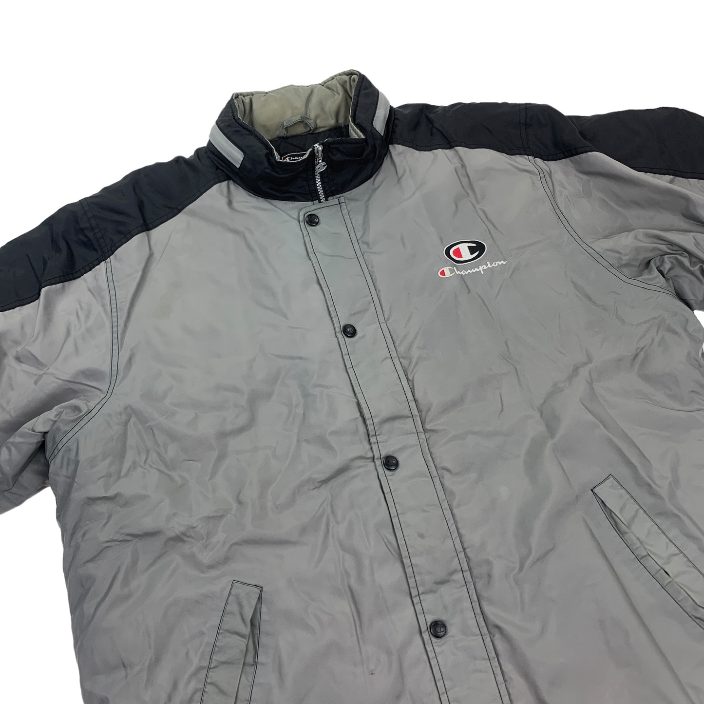 Vintage Champion Light Puffer Jacket-Other Brands-pufferseason-secondhand-shop-austria-vintage-puffer-down-coat-sustainable