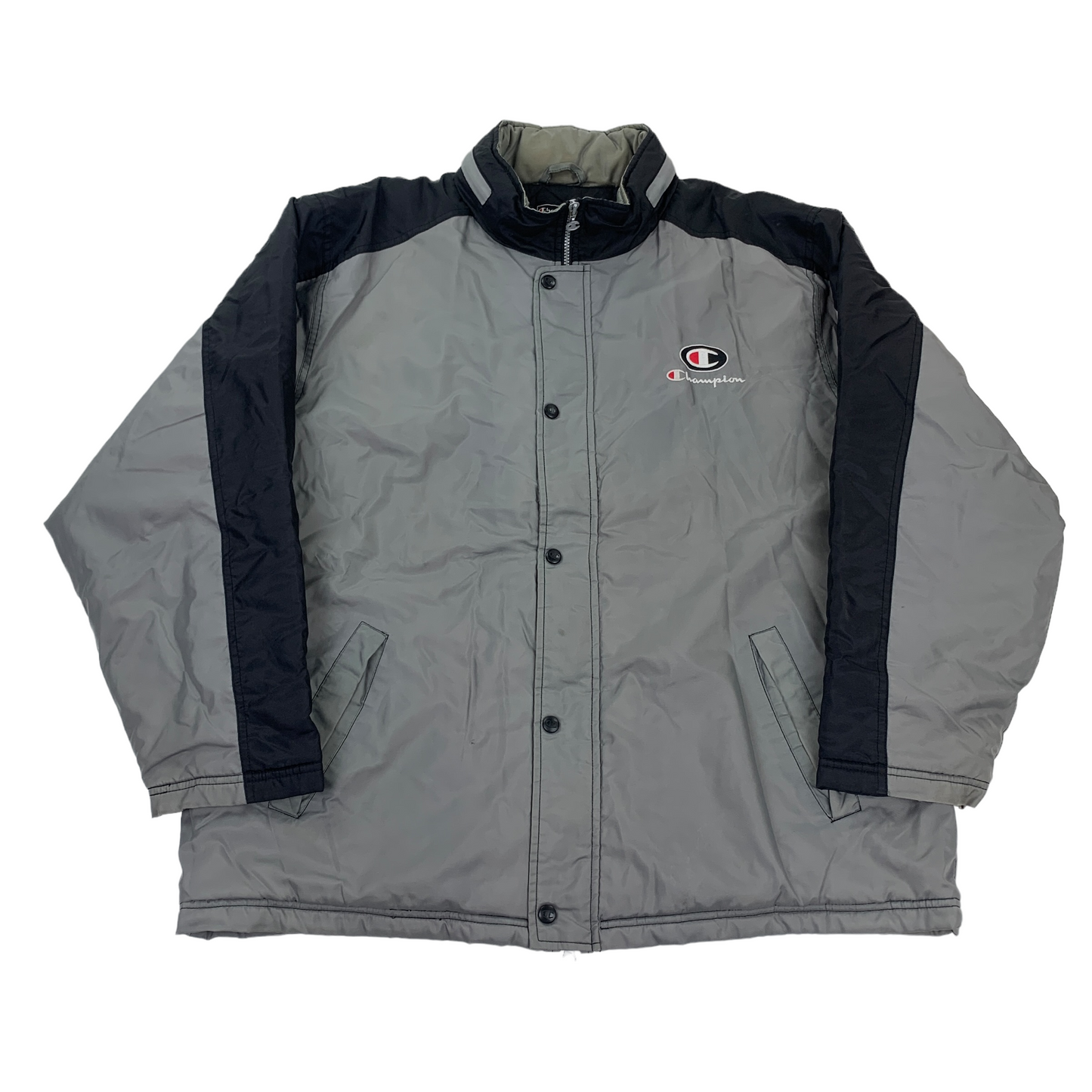 Vintage Champion Light Puffer Jacket-Other Brands-pufferseason-secondhand-shop-austria-vintage-puffer-down-coat-sustainable