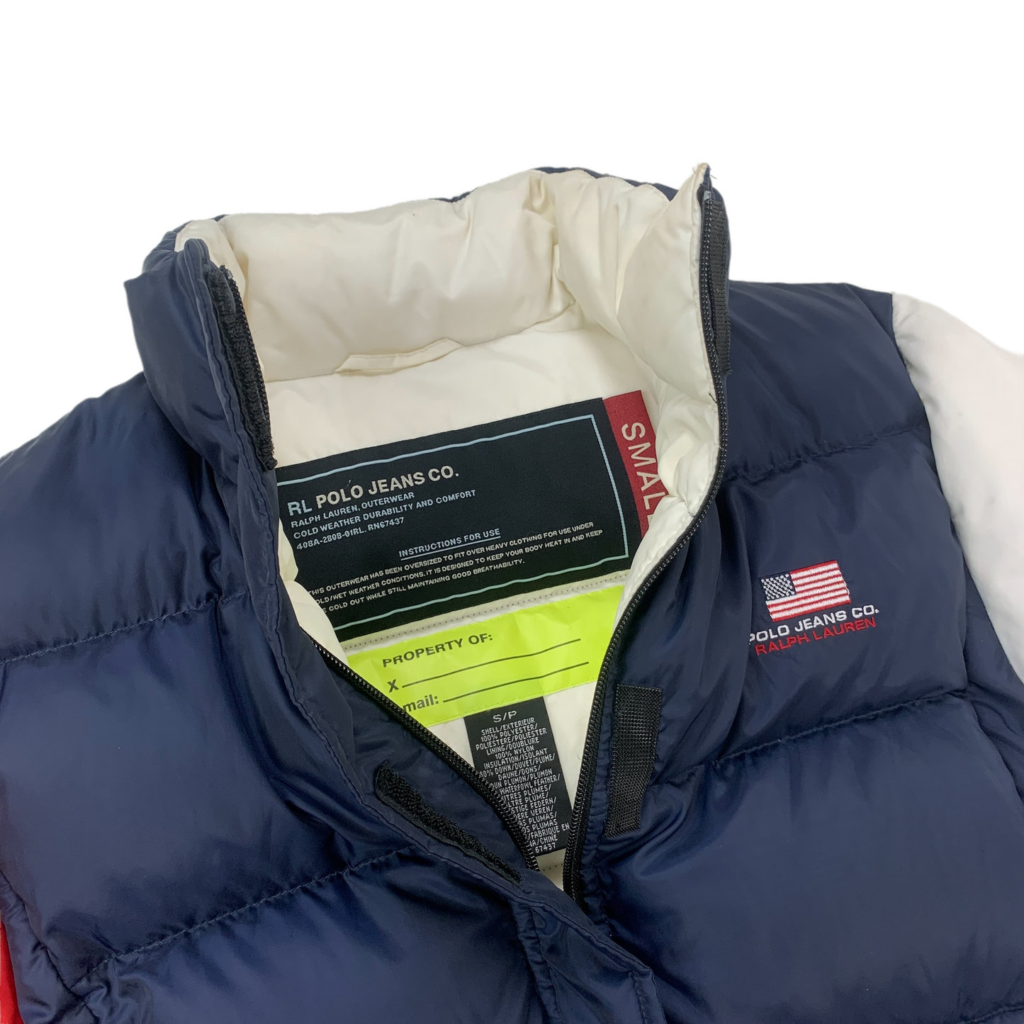 Custom Ralph Lauren Polo Jeans Puffer Jacket-Custom-pufferseason-secondhand-shop-austria-vintage-puffer-down-coat-sustainable