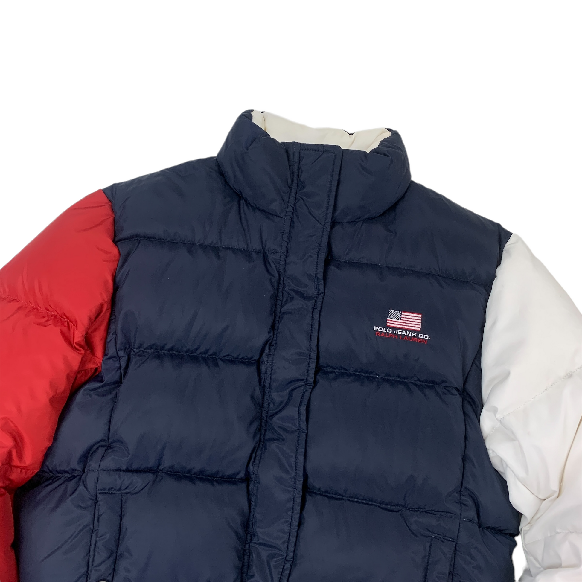Custom Ralph Lauren Polo Jeans Puffer Jacket-Custom-pufferseason-secondhand-shop-austria-vintage-puffer-down-coat-sustainable