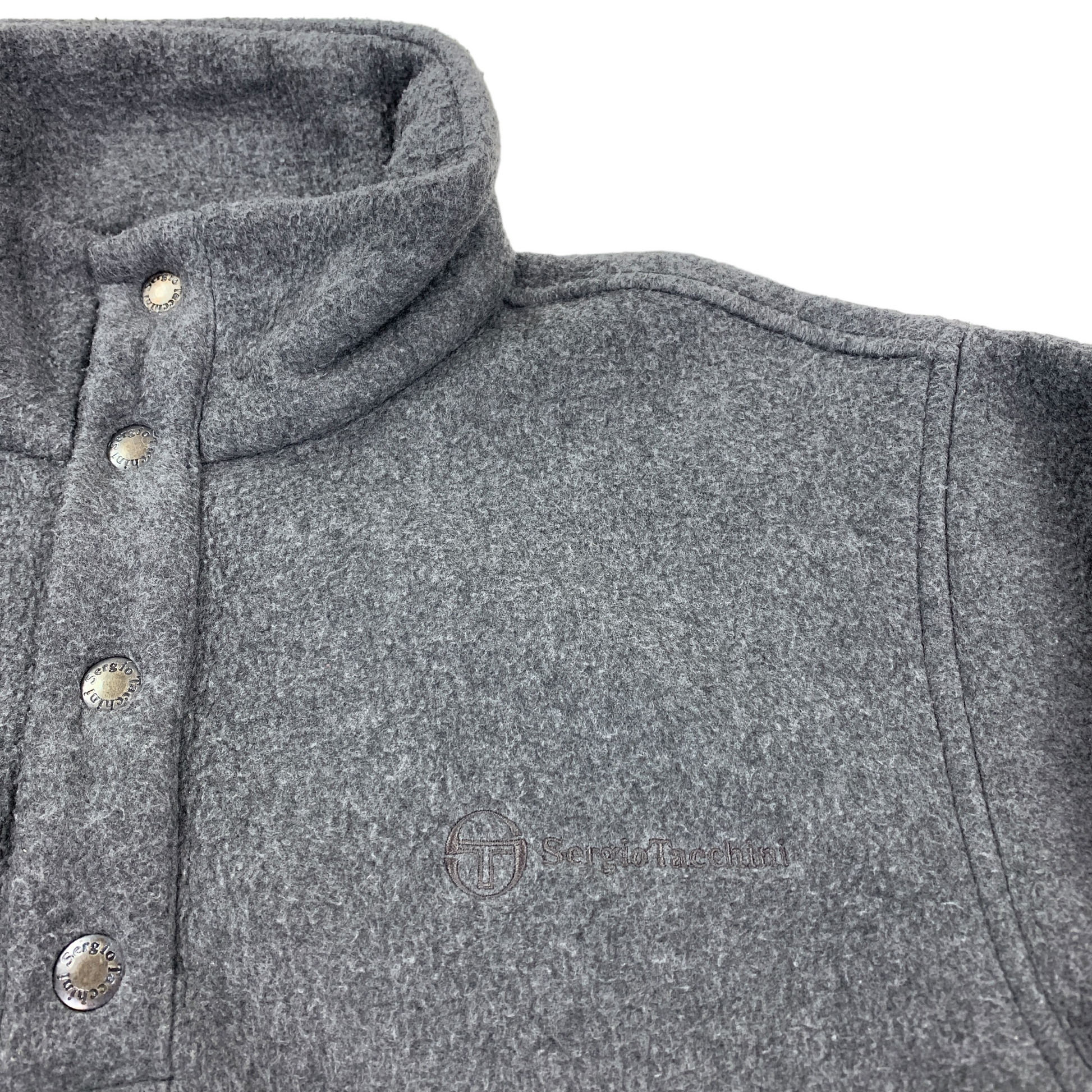 Sergio Tacchini Fleece Sweater-Sweaters-pufferseason-secondhand-shop-austria-vintage-puffer-down-coat-sustainable