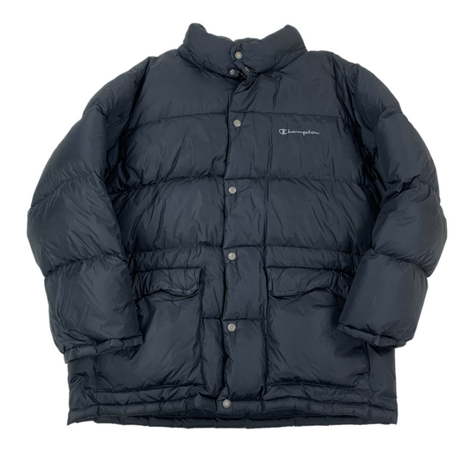 Vintage Champion Puffer Jacket-Other Brands-pufferseason-secondhand-shop-austria-vintage-puffer-down-coat-sustainable