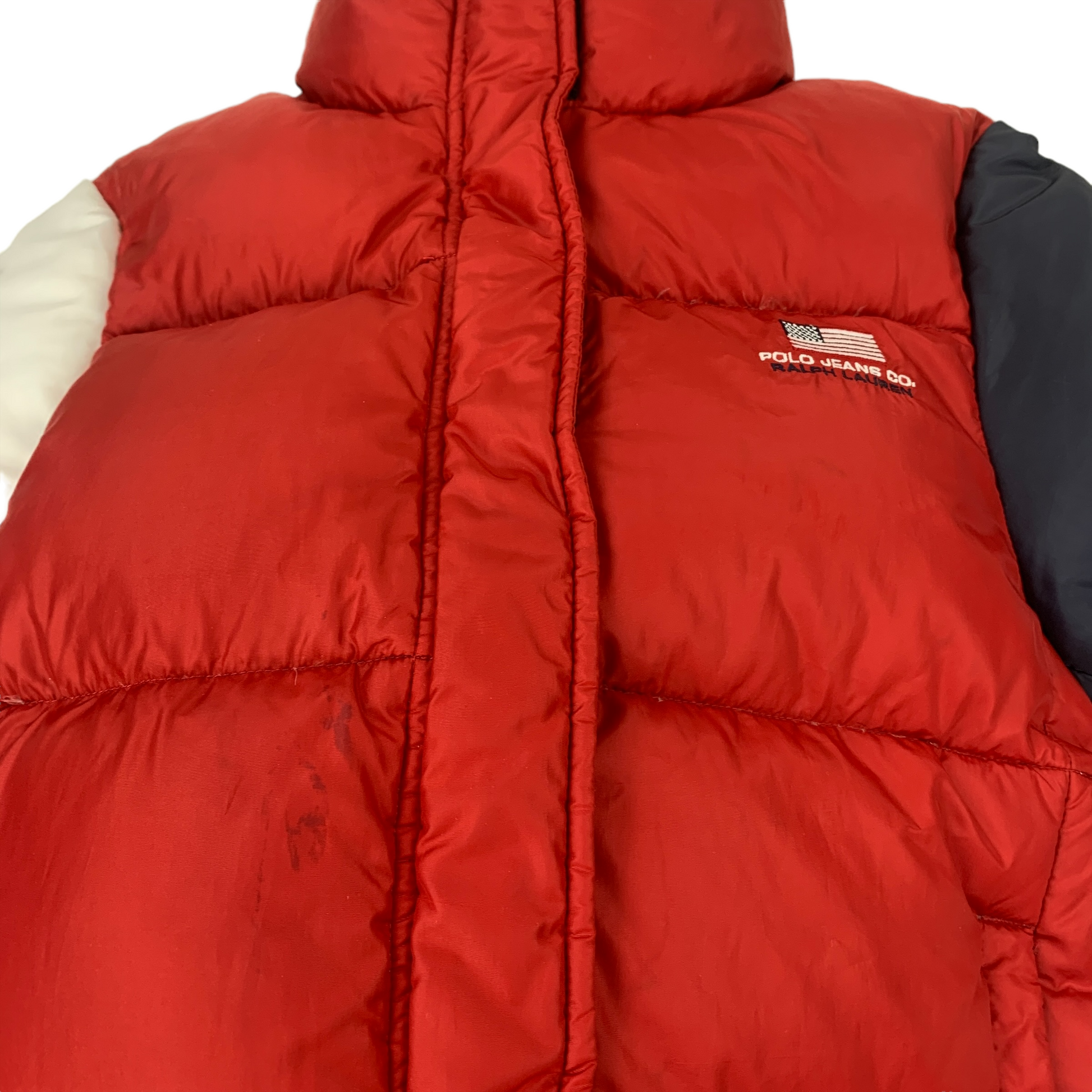 Custom Ralph Lauren Polo Jeans Puffer Jacket-Custom-pufferseason-secondhand-shop-austria-vintage-puffer-down-coat-sustainable