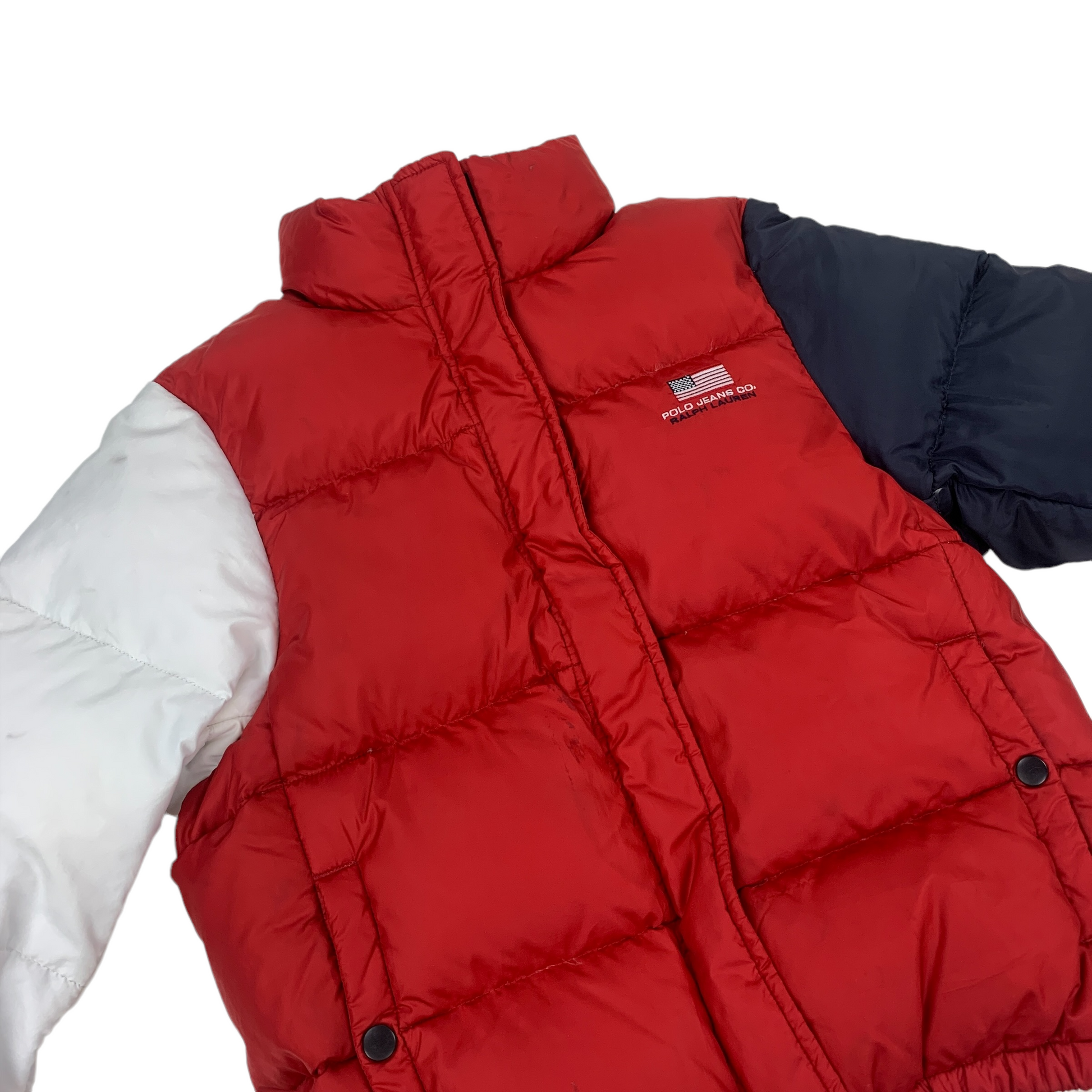 Custom Ralph Lauren Polo Jeans Puffer Jacket-Custom-pufferseason-secondhand-shop-austria-vintage-puffer-down-coat-sustainable