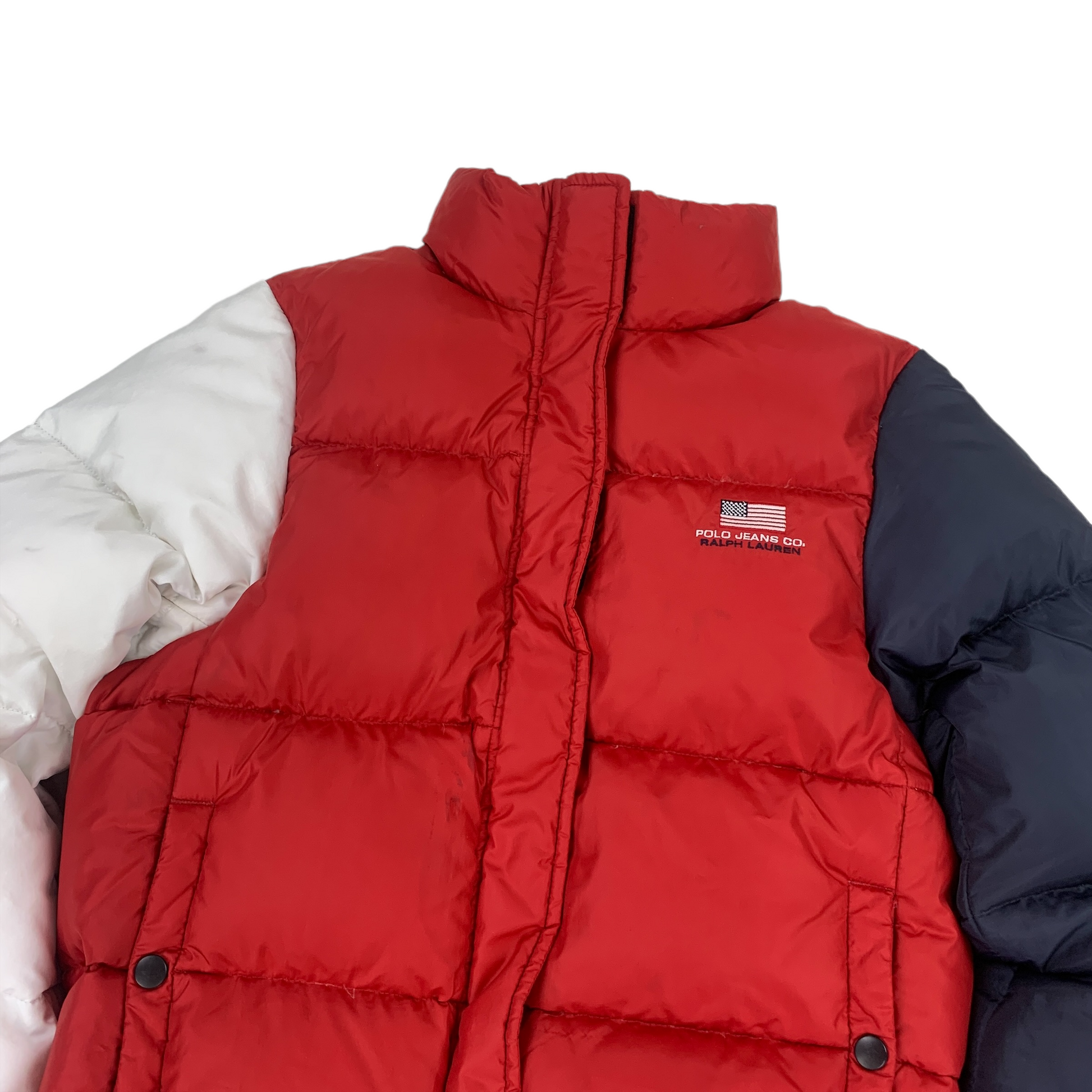 Custom Ralph Lauren Polo Jeans Puffer Jacket-Custom-pufferseason-secondhand-shop-austria-vintage-puffer-down-coat-sustainable
