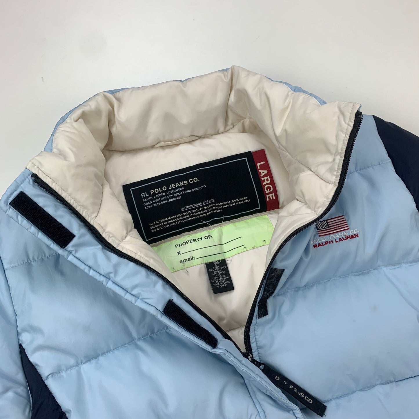 Ralph Lauren Polo Jeans Puffer - Women L Ralph Lauren Ralph Lauren coat outerwear pufferseason second hand vintage shop österreich germany deutschland angebot daunenjacke winterjacke jacke